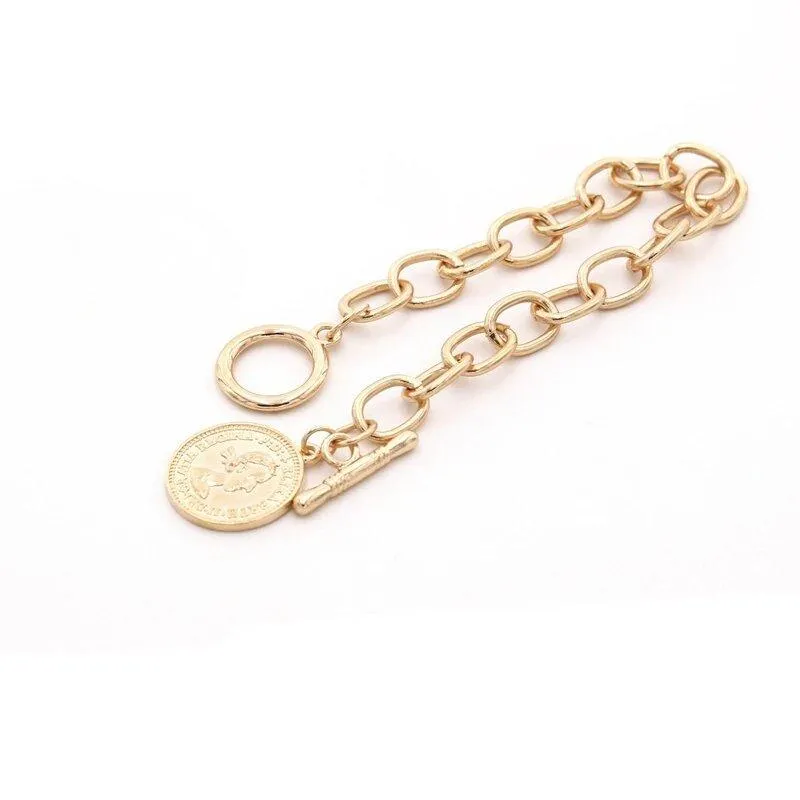 Coin Charm Bracelet for Women