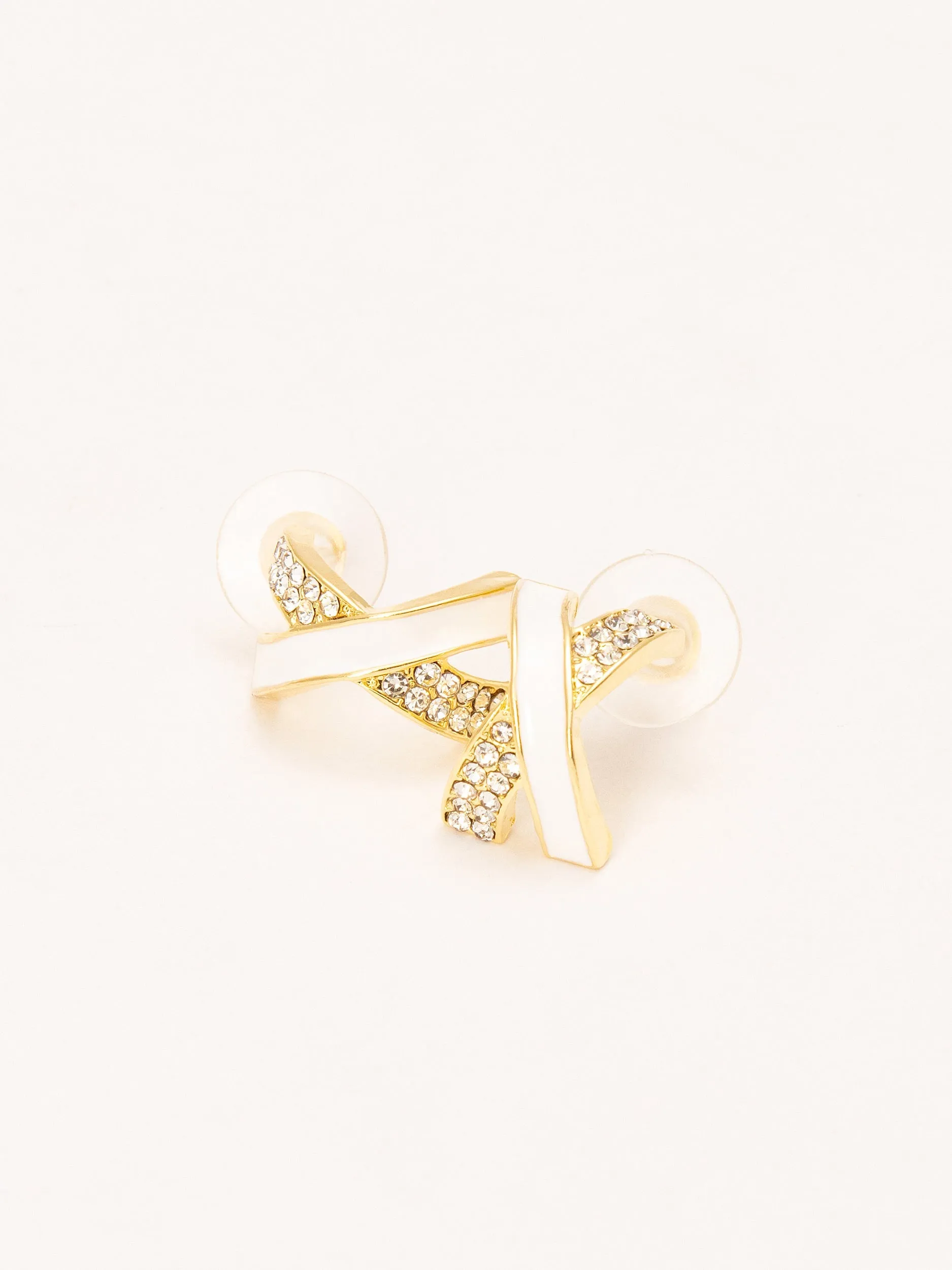 Criss-Cross Stud Earrings