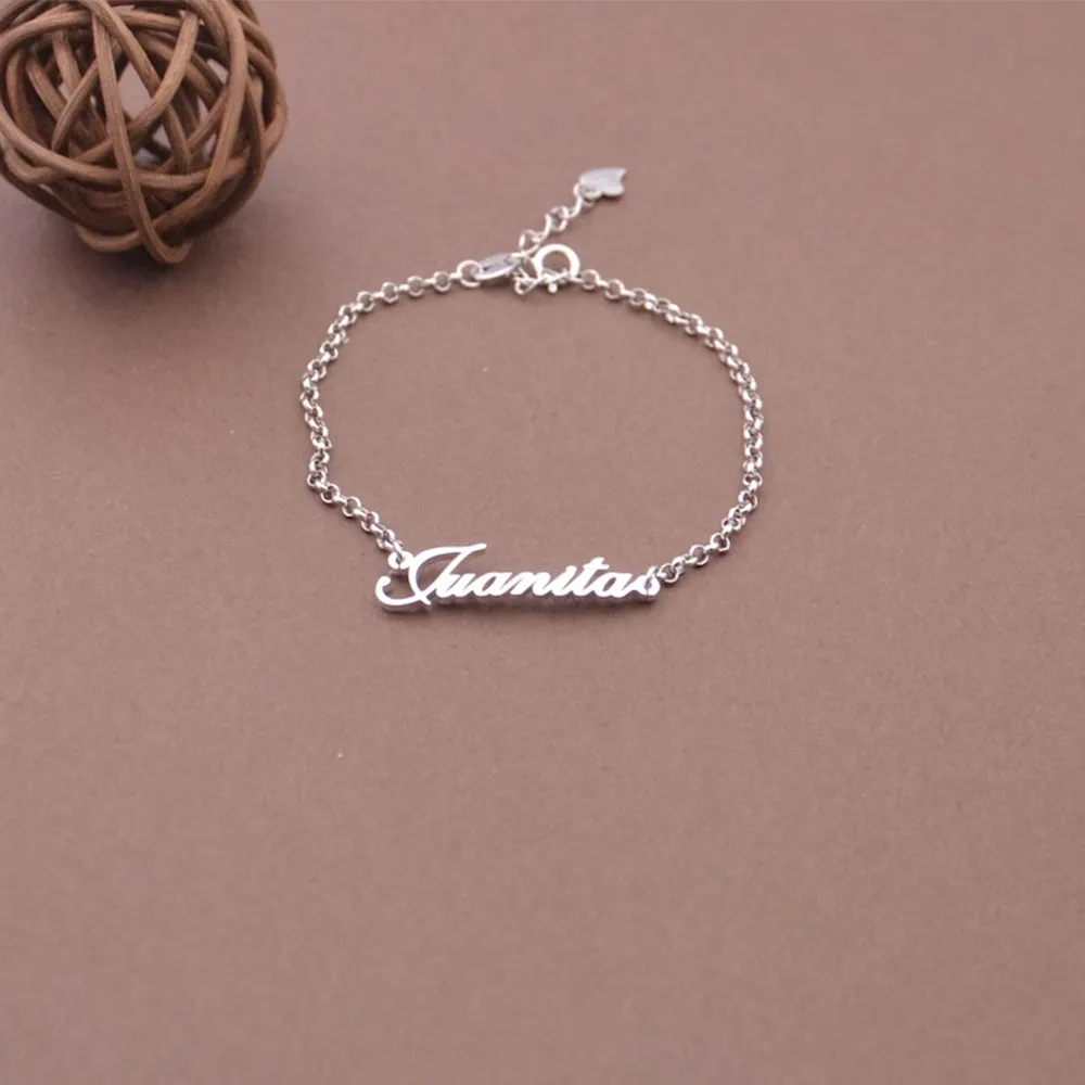 Custom Personalized Minimalist Name Bracelet