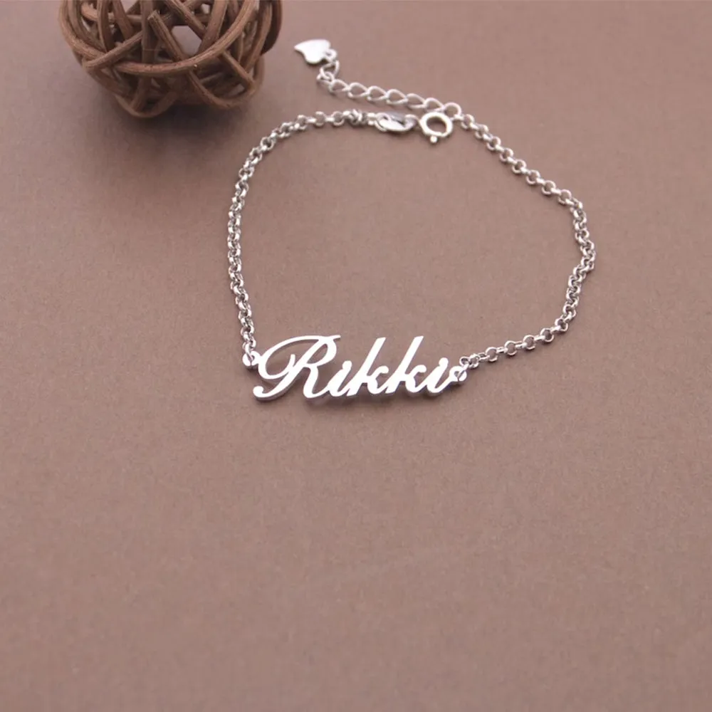 Custom Personalized Minimalist Name Bracelet