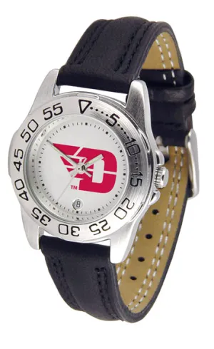 Dayton Flyers Sport Leather Ladies Watch