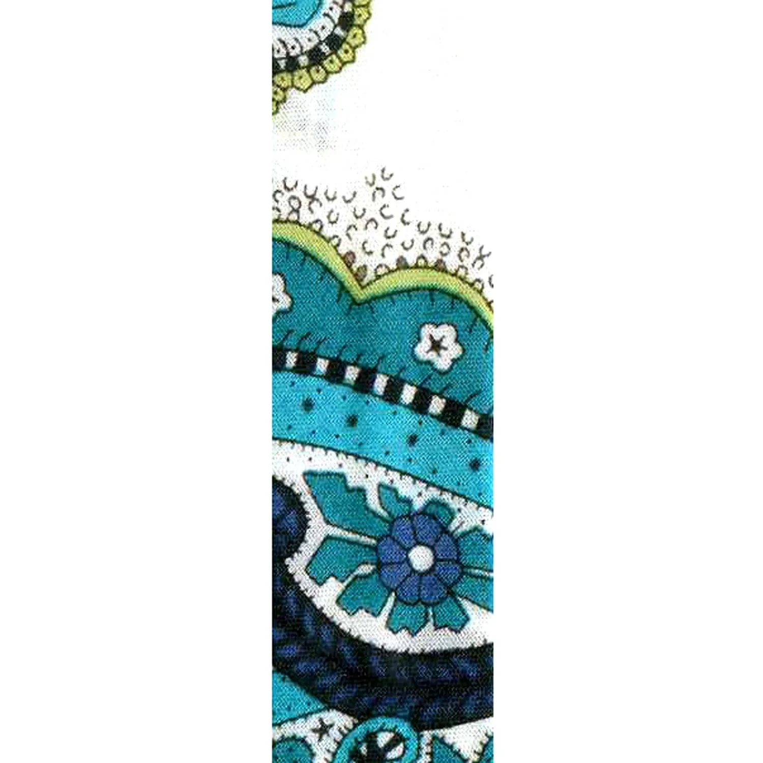 Diamante Key Lucky Charm Liberty Print Braid Bracelet