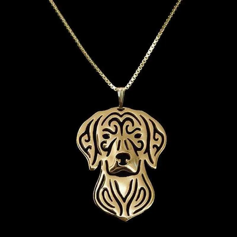 Dog Pendant Necklace - Vizsla