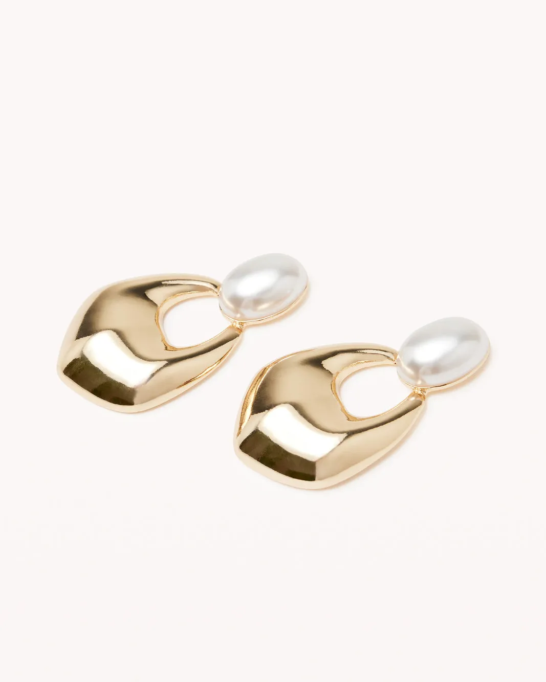 EMMA EARRING - GOLD-PEARL