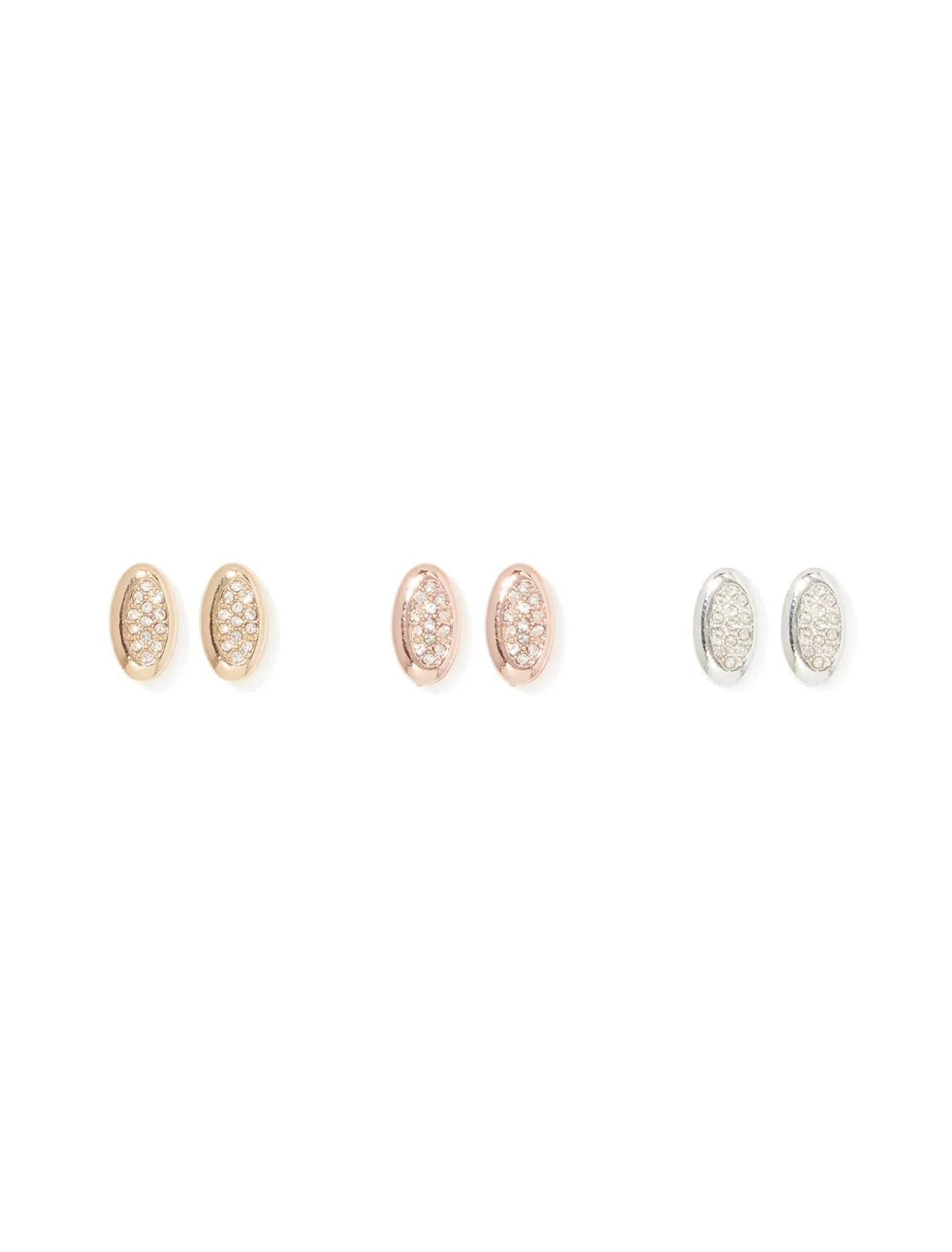 Emmerson Oval Stone Multi Pack Earrings