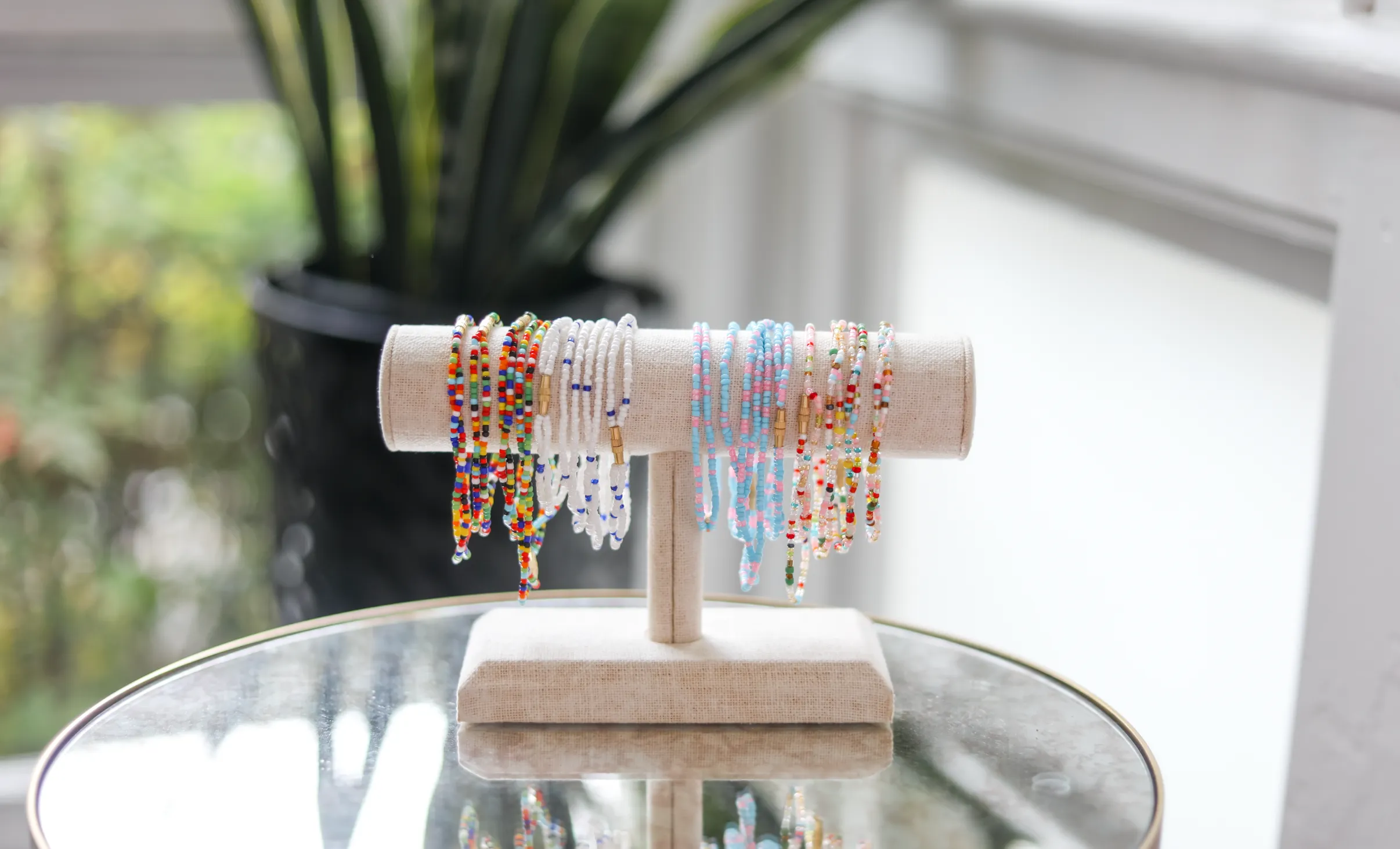 F & C Seed Bead Bracelets