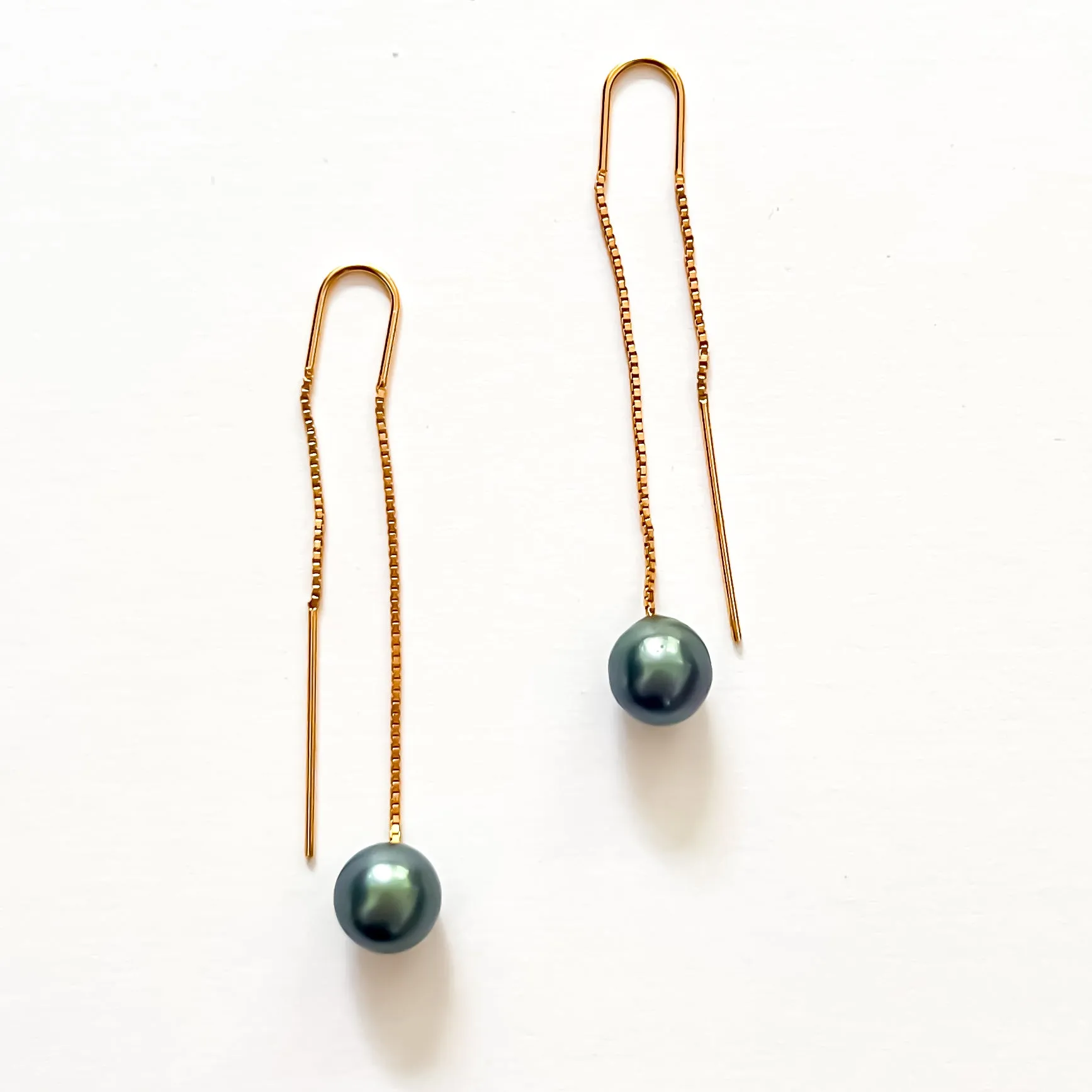 Freshwater Pearl Threader Earrings