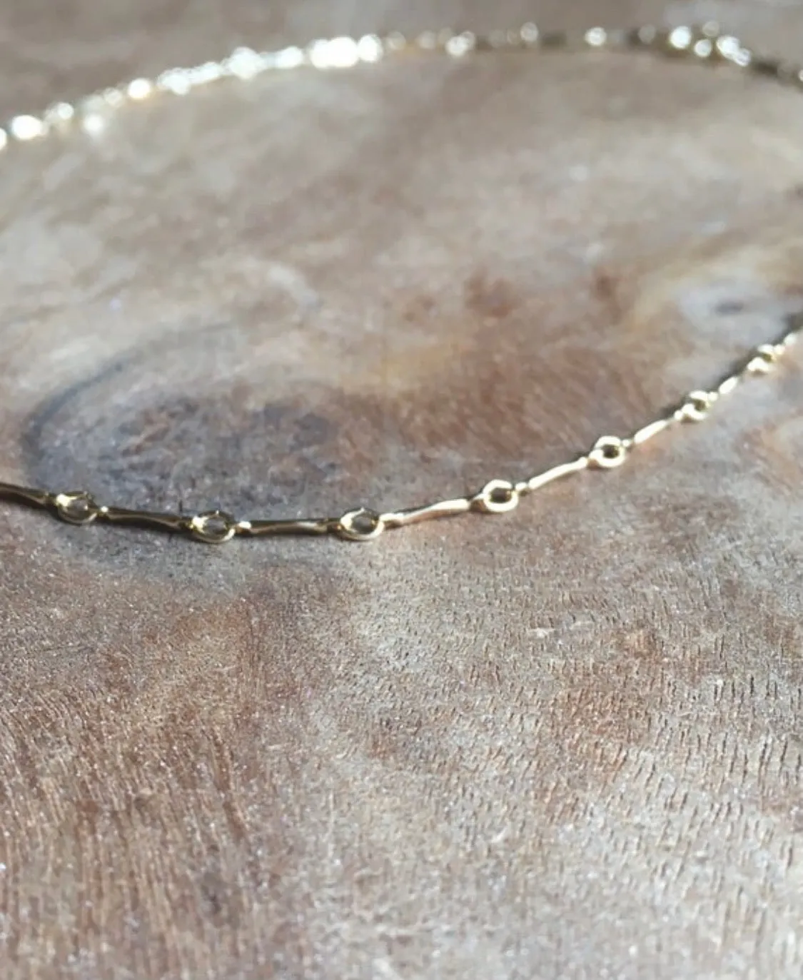 Gold Fill Layering Choker Necklace Sterling Silver Necklace