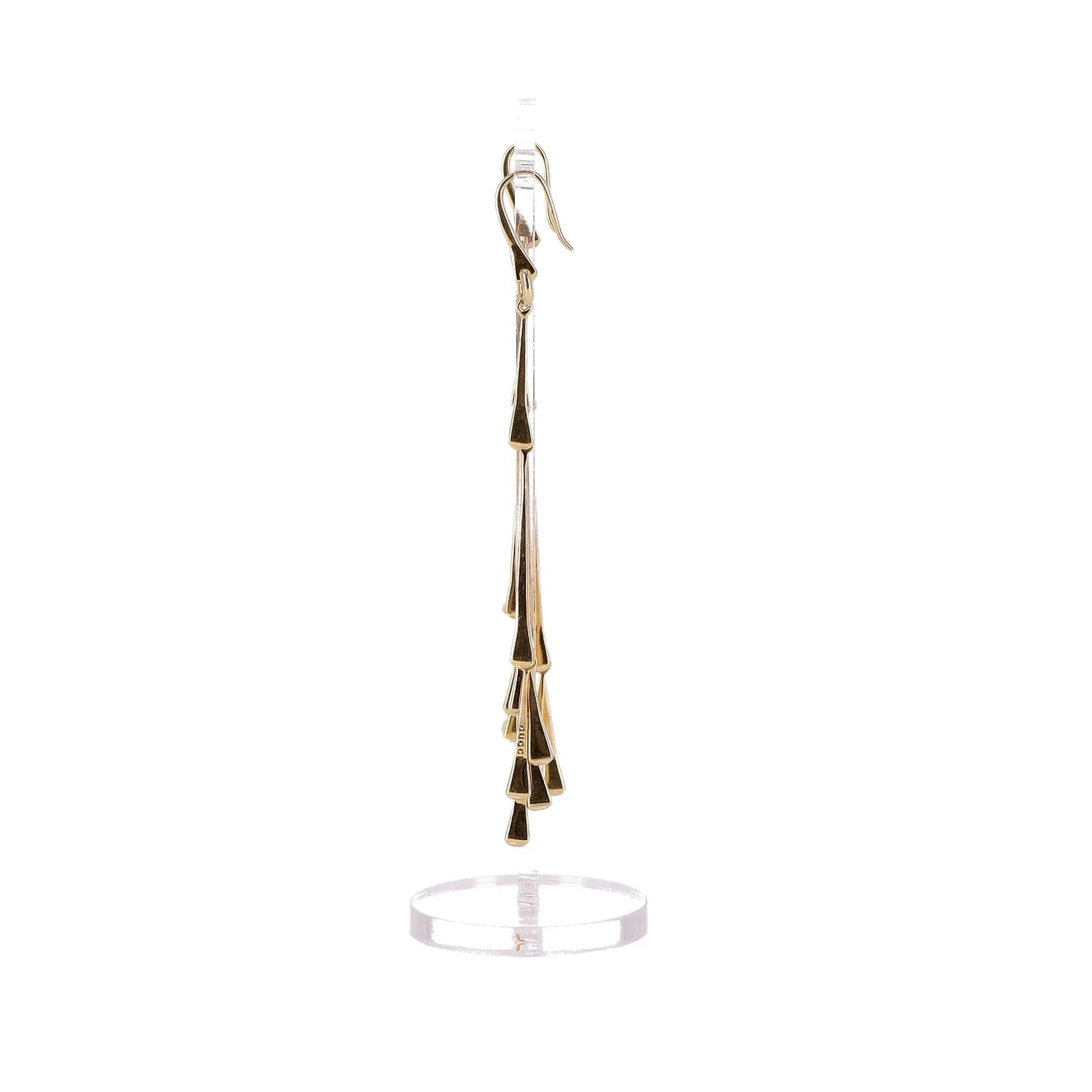 Gucci Chiodo 18K Gold Drop Tassel Earrings