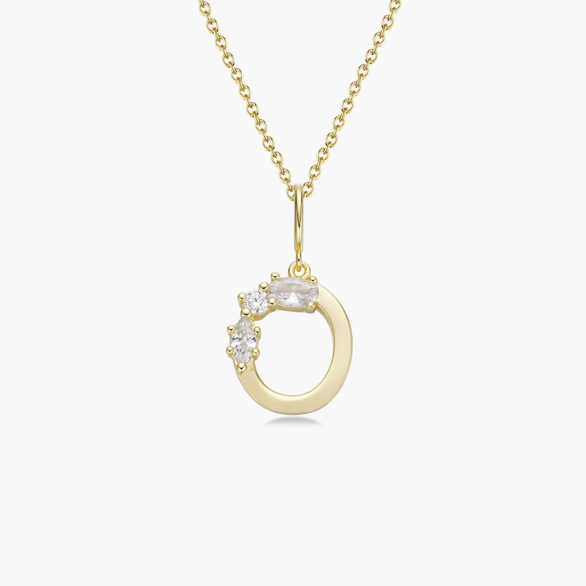 Initial Necklace | Gold