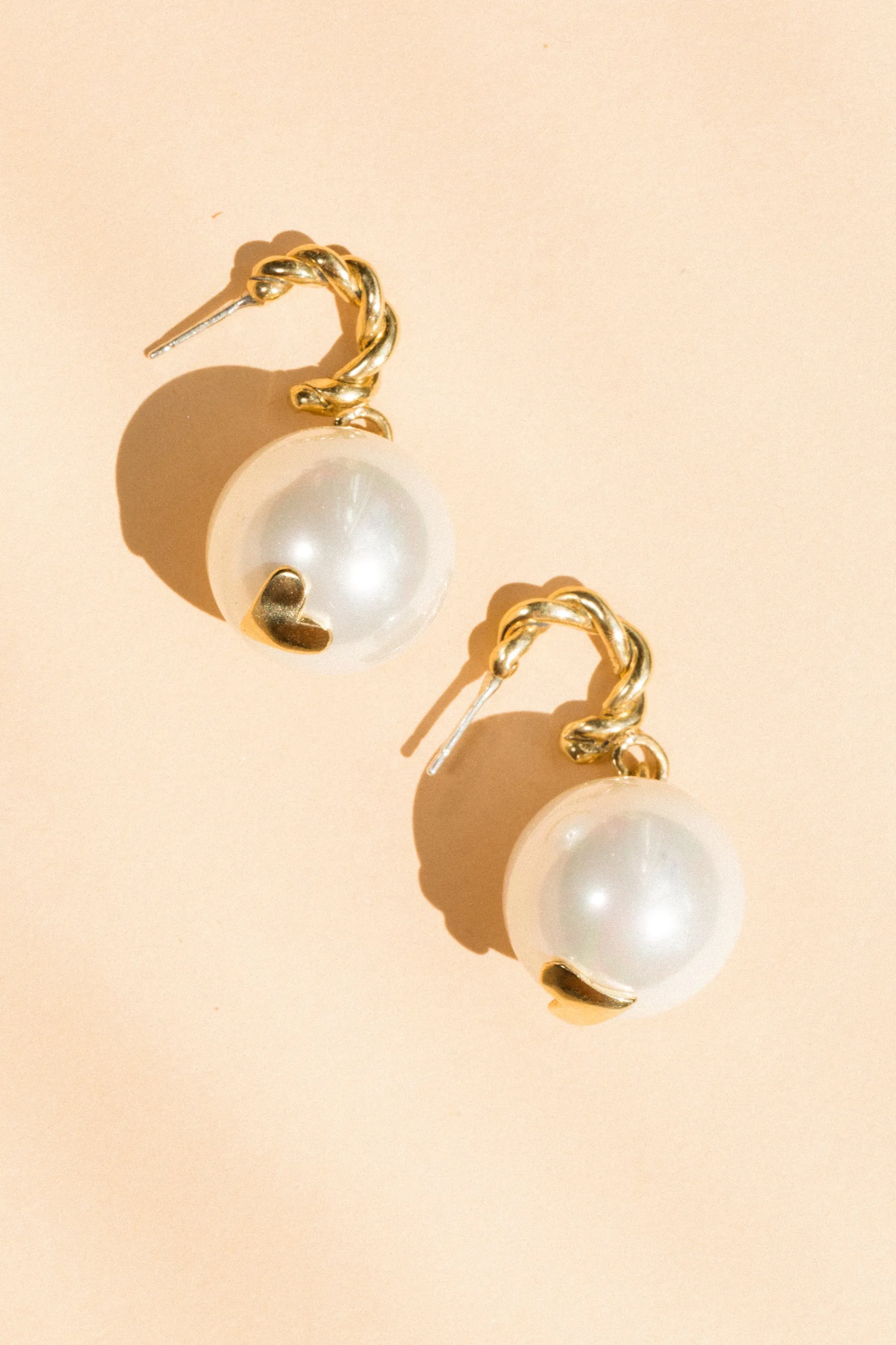 Interlace Pearl Earrings