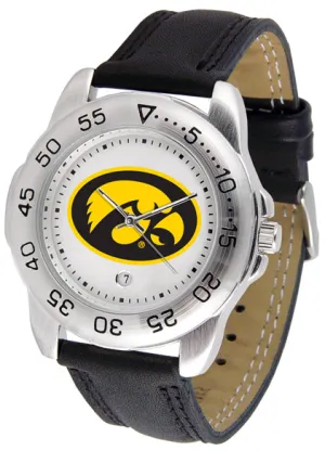 Iowa Hawkeyes Sport Leather Men’s Watch