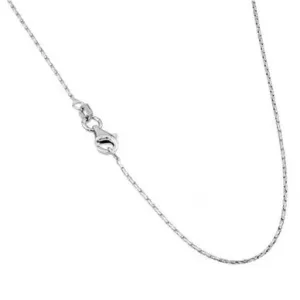 Italian Spark Chain Necklace in Solid Sterling Silver