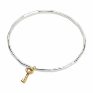 Key Bangle | Silver - Gold