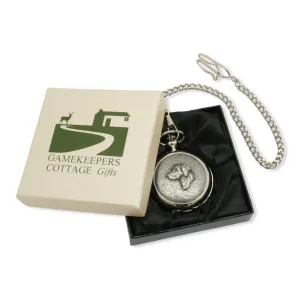 Labrador Head Pocket Watch Gift Boxed