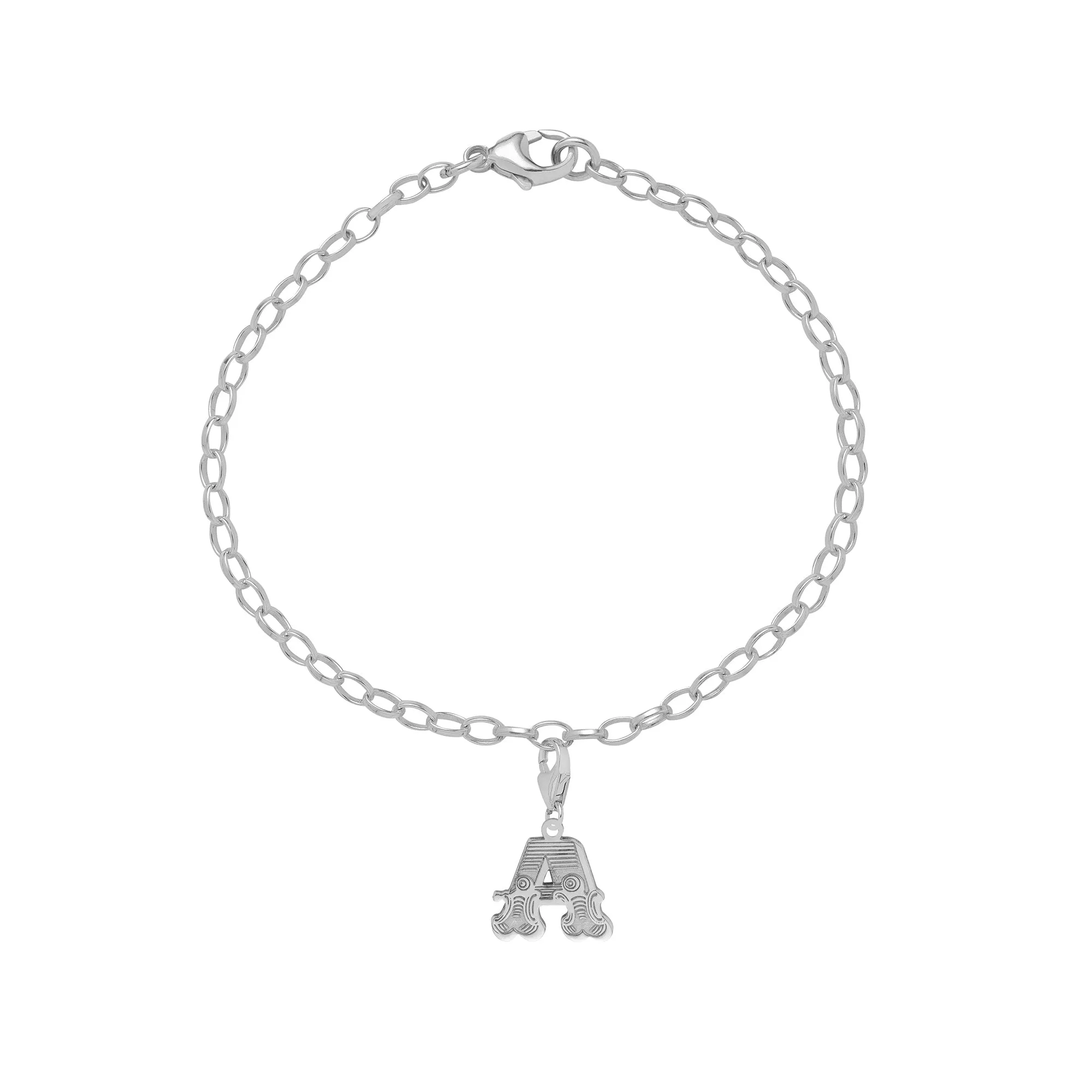 Letter A Starter Charm Bracelet