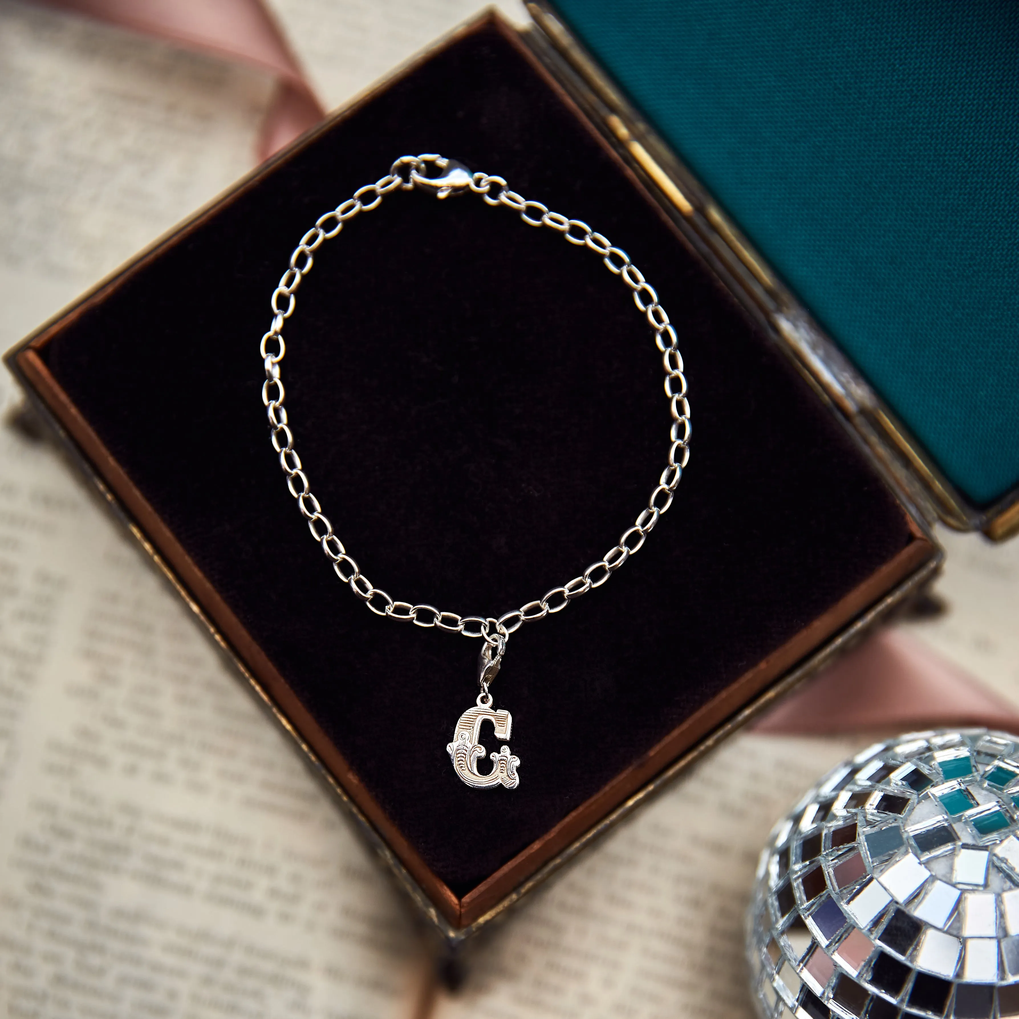 Letter G Starter Charm Bracelet