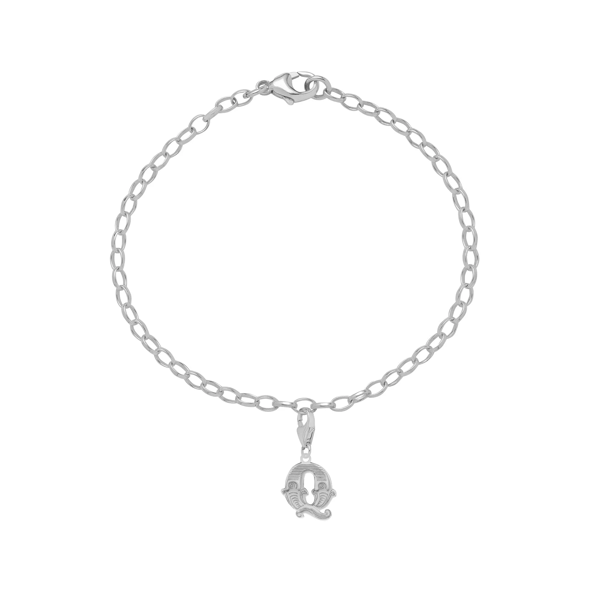 Letter Q Starter Charm Bracelet