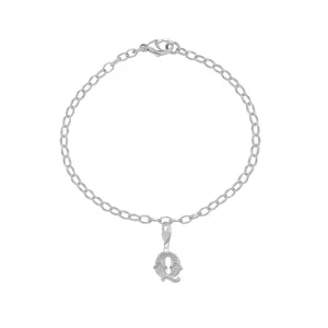 Letter Q Starter Charm Bracelet