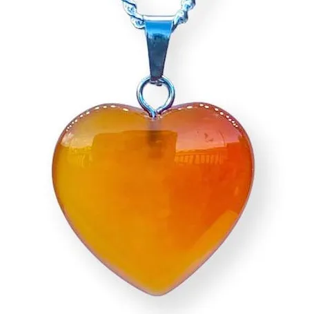 Love Heart Crystal Necklace