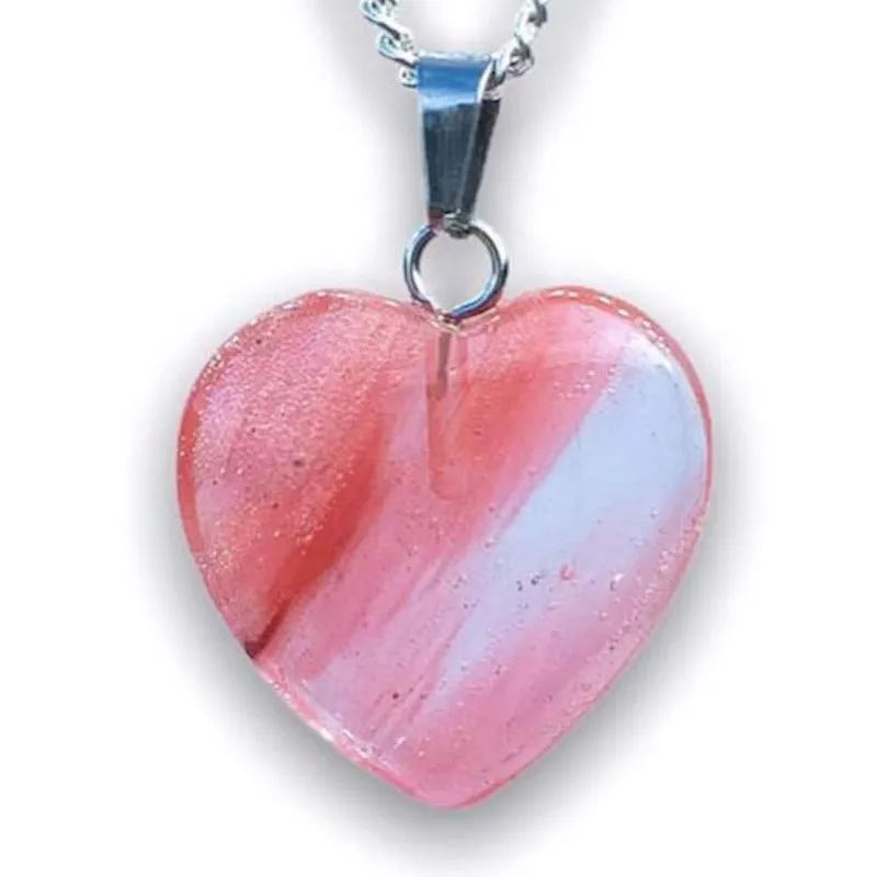 Love Heart Crystal Necklace