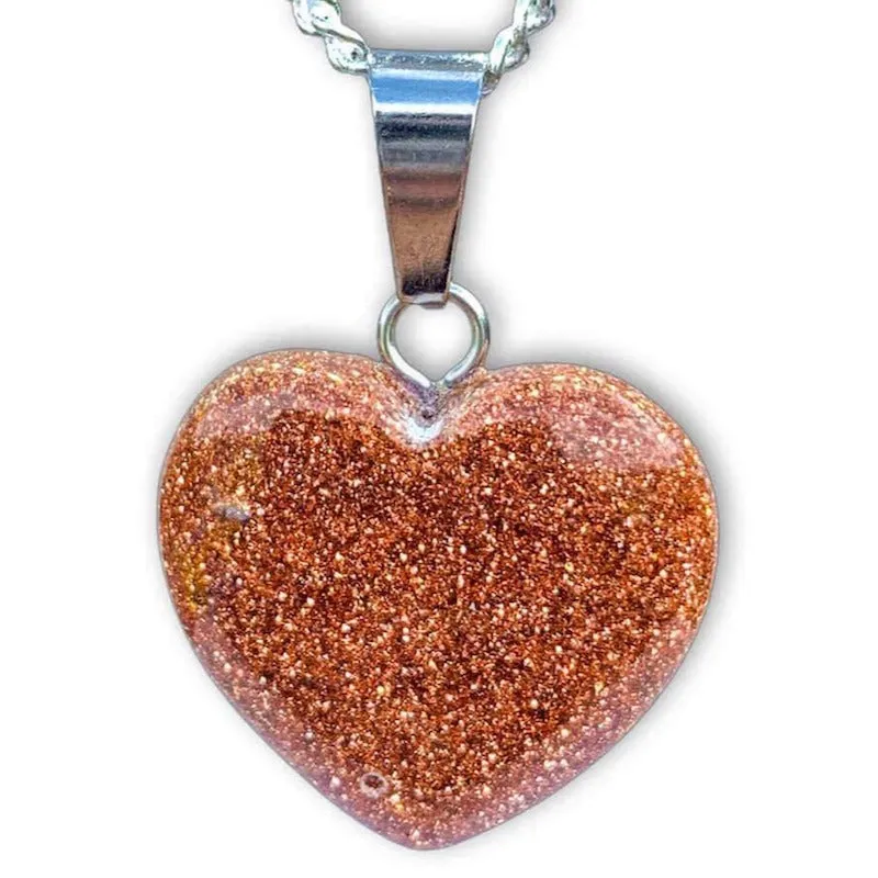 Love Heart Crystal Necklace