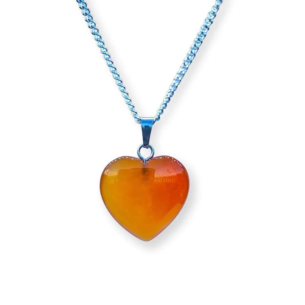 Love Heart Crystal Necklace