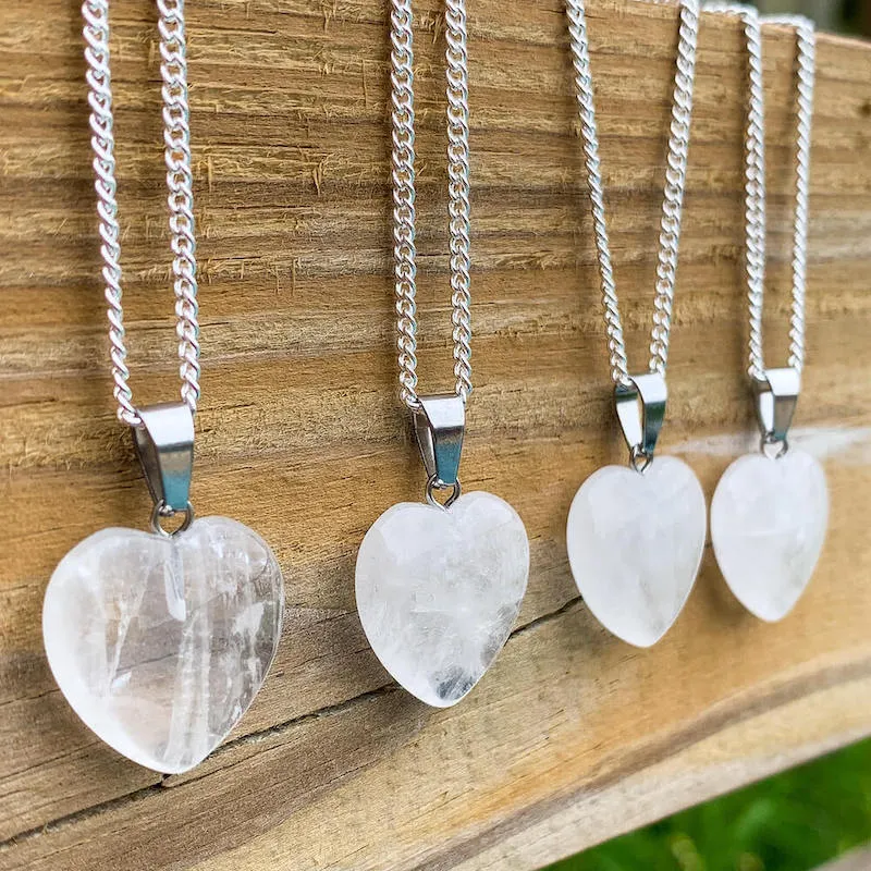 Love Heart Crystal Necklace