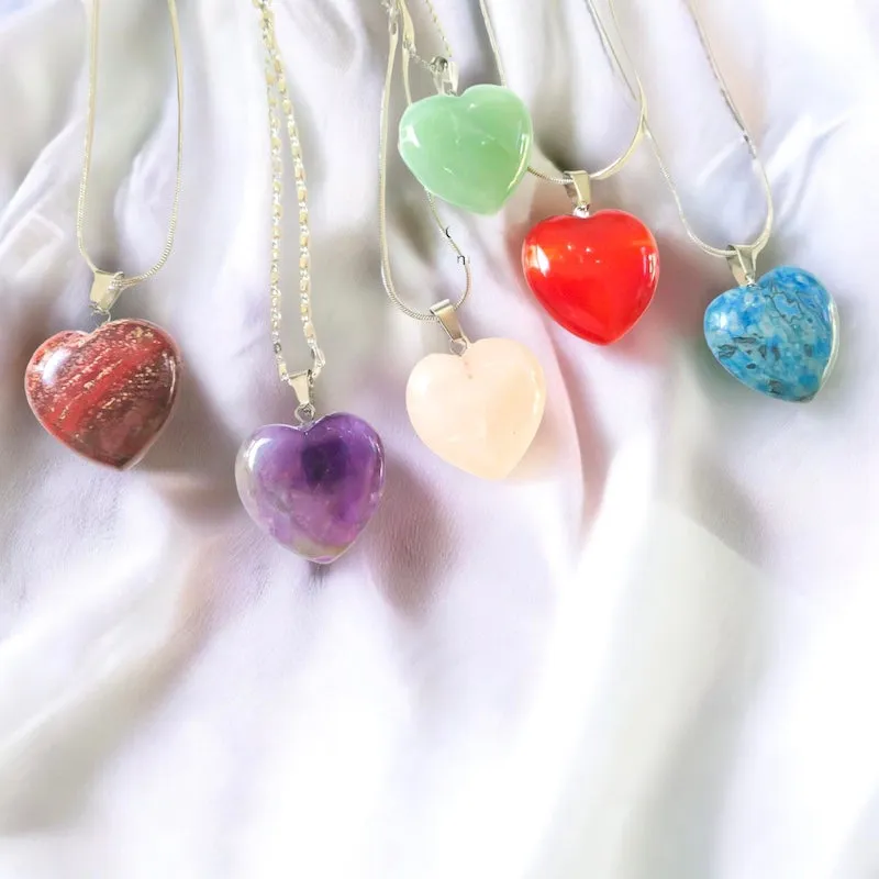 Love Heart Crystal Necklace