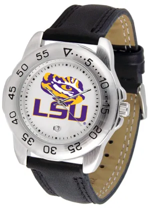 LSU Tigers Sport Leather Men’s Watch