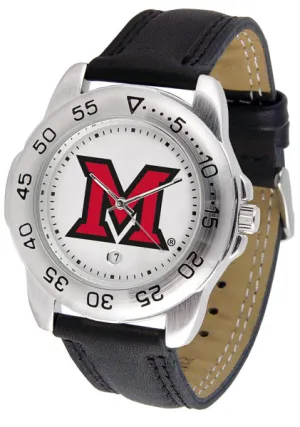 Miami Ohio Sport Leather Men’s Watch