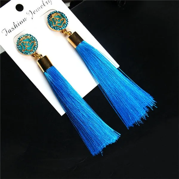 Multicolor Crystal Stylist Earrings