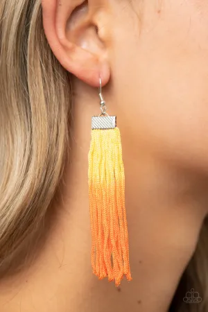 Paparazzi Dual Immersion Earrings Yellow