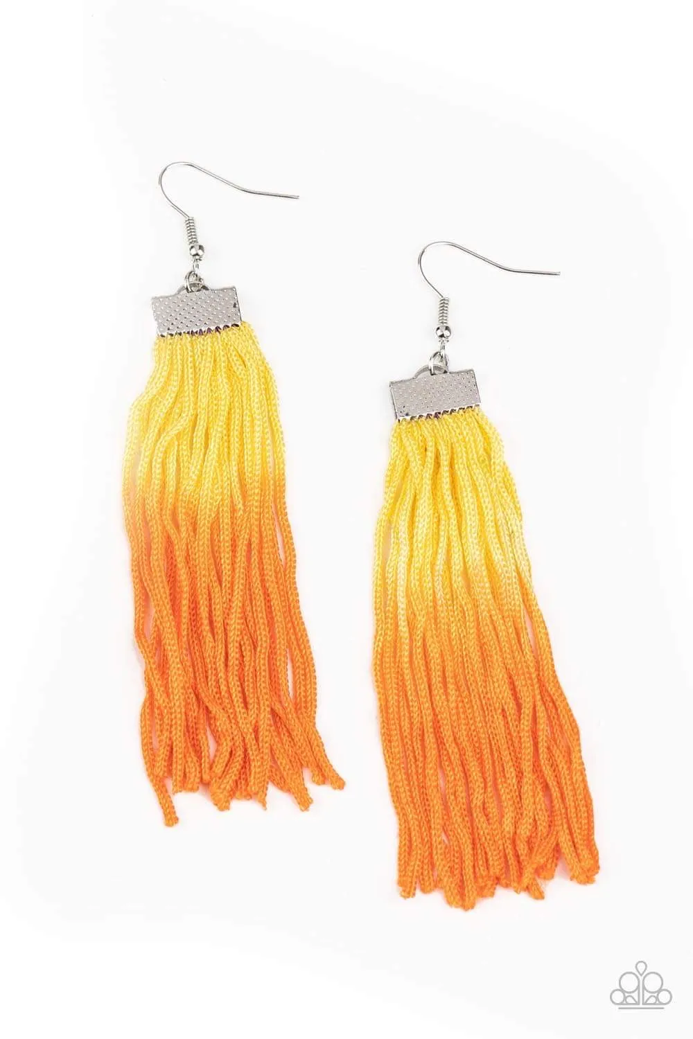 Paparazzi Dual Immersion Earrings Yellow