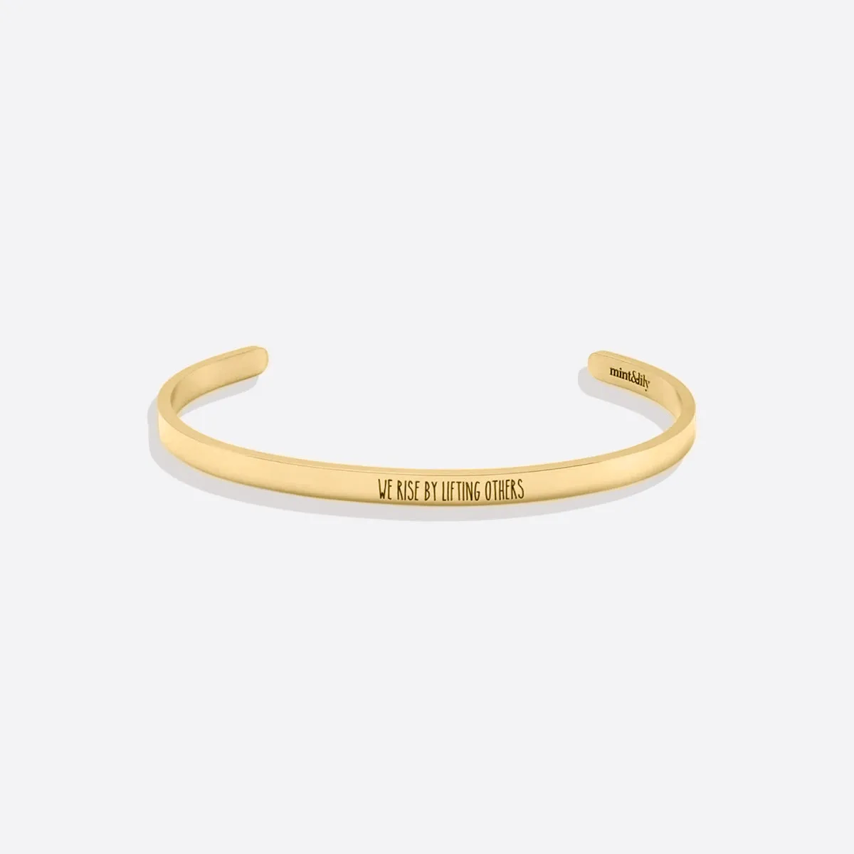 Personalized Thin Cuff Bracelet