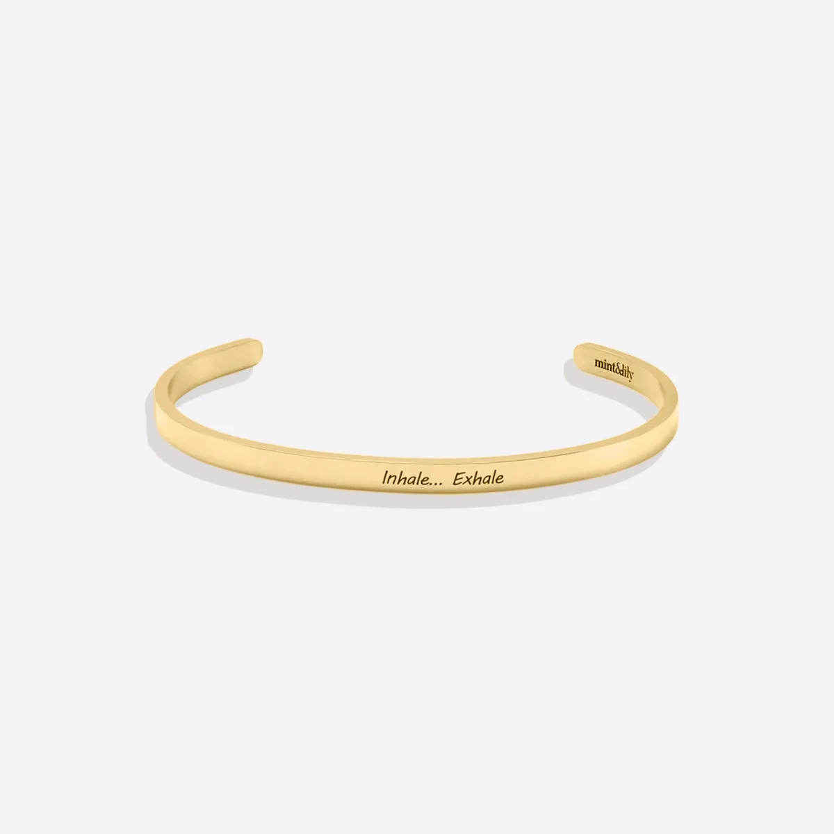 Personalized Thin Cuff Bracelet