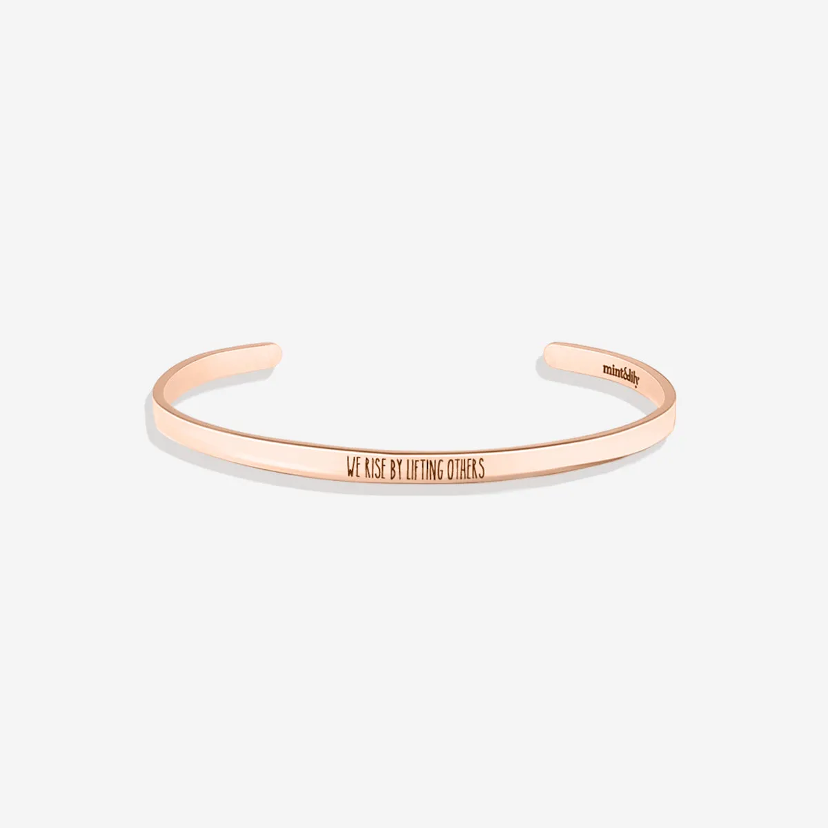 Personalized Thin Cuff Bracelet