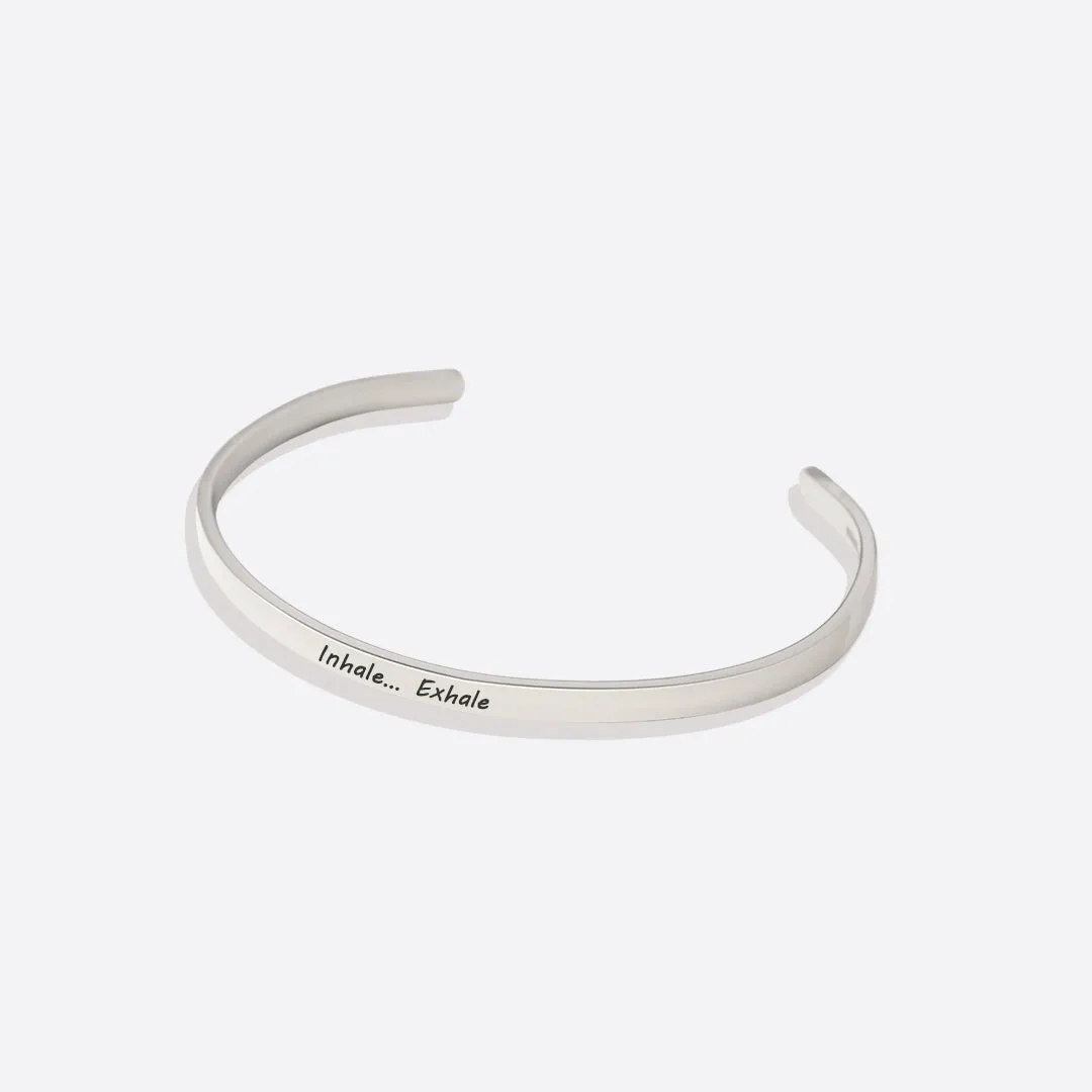 Personalized Thin Cuff Bracelet