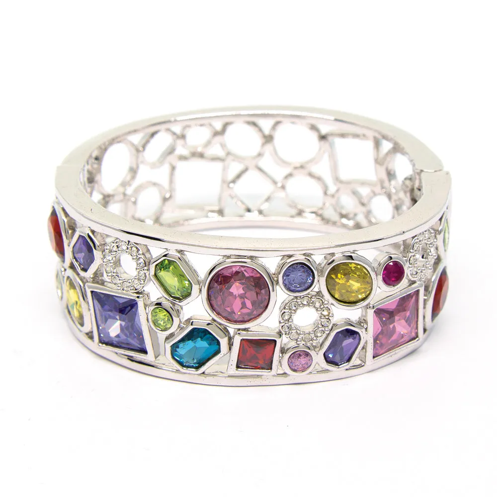 "Spangle Splendour" Crystal Bangle