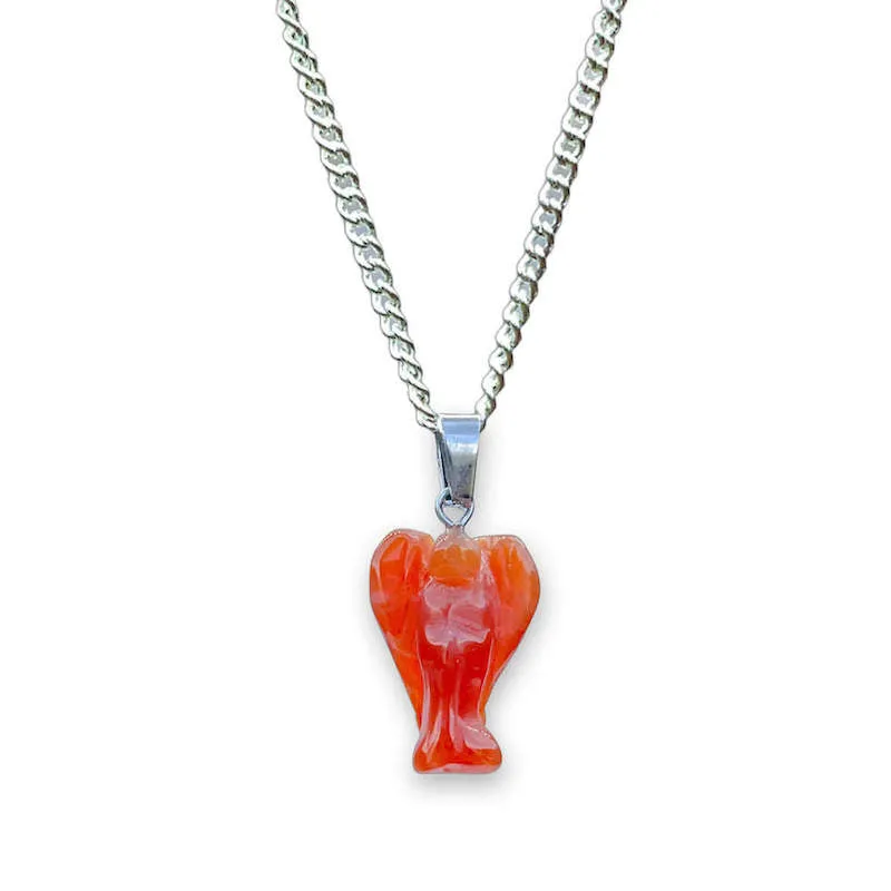 Red Agate Pendant Necklace