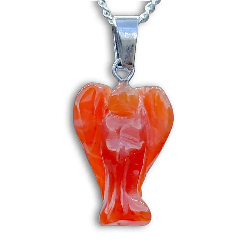 Red Agate Pendant Necklace