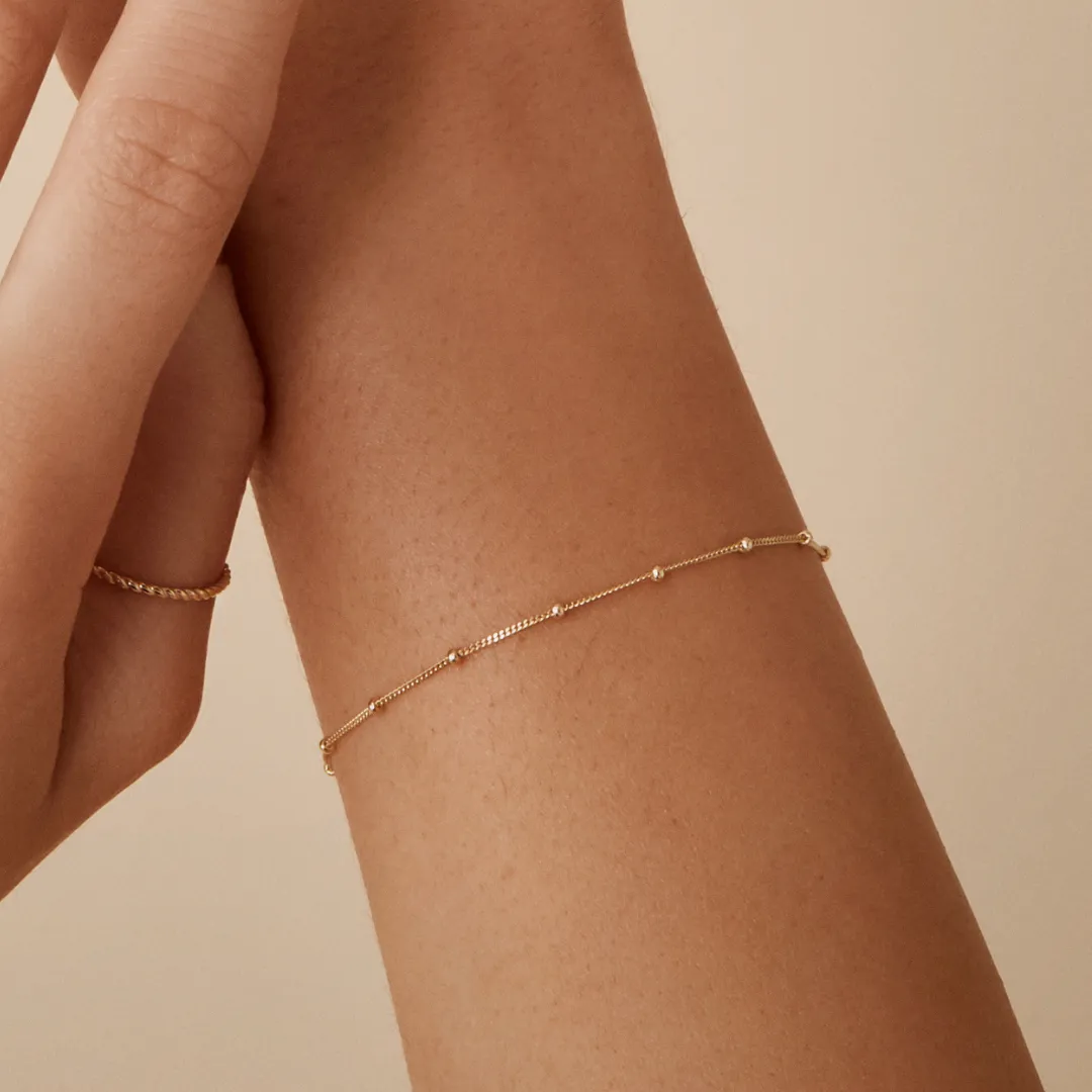 Satellite Bracelet - 10 Karat Gold