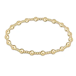 Sincerity Pattern Bead Bracelet - Gold