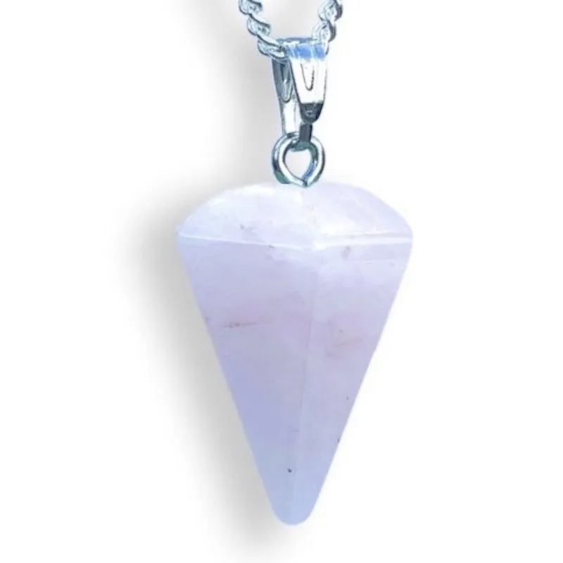 Single Point Gemstone Necklace