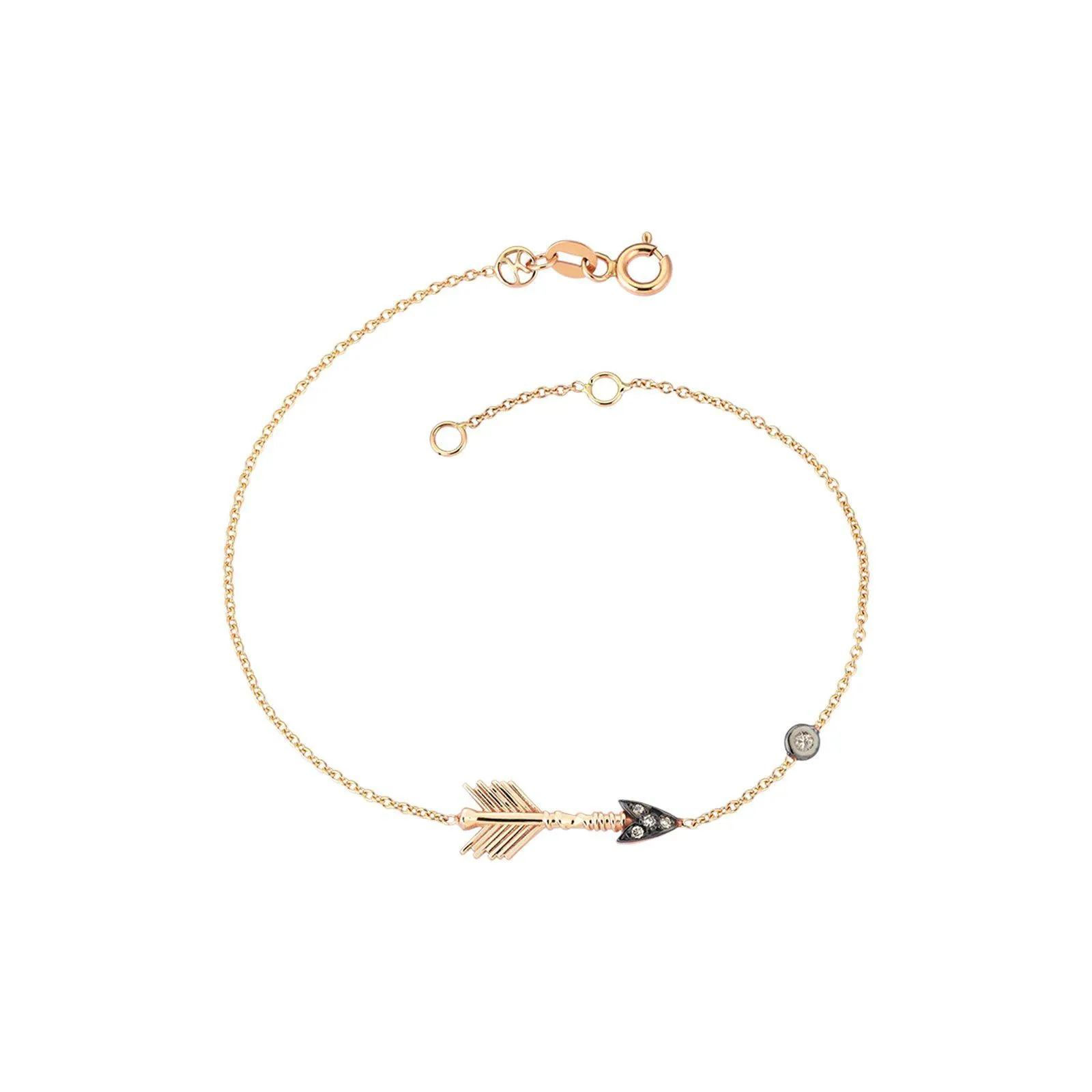 Solitaire Arrow Bracelet