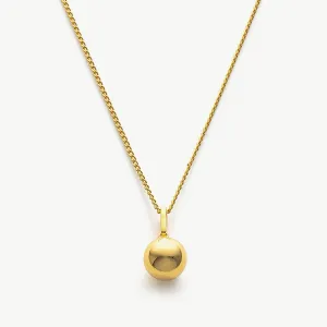 Sphere Pendant Chain Necklace