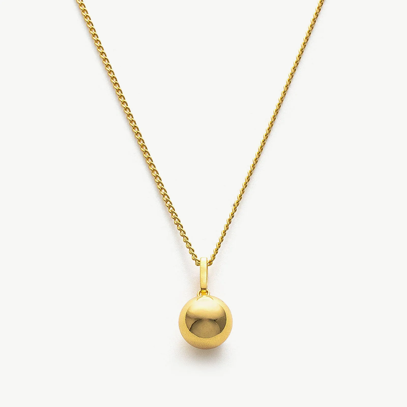 Sphere Pendant Chain Necklace