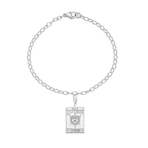 The 3 Of Swords Tarot Starter Charm Bracelet