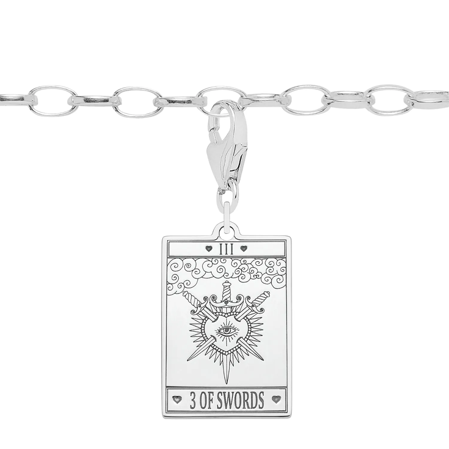 The 3 Of Swords Tarot Starter Charm Bracelet