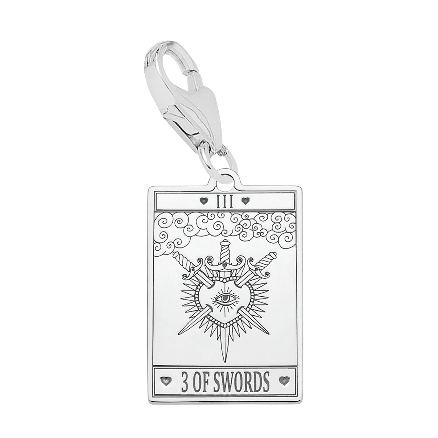 The 3 Of Swords Tarot Starter Charm Bracelet